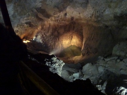 Новоафонские пещеры огромны. Производят впечатление